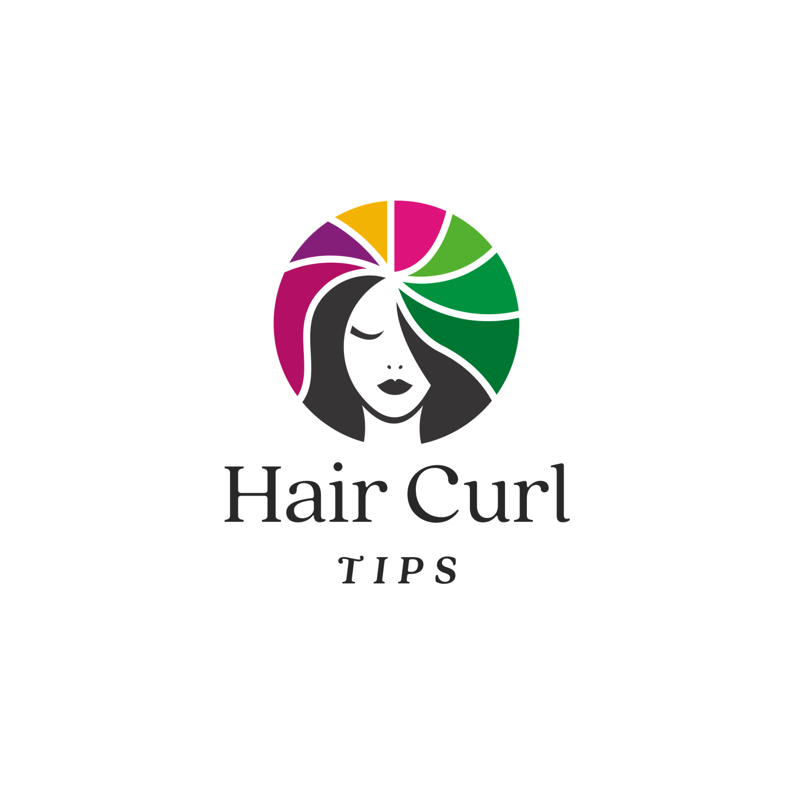 hair curl tips logo