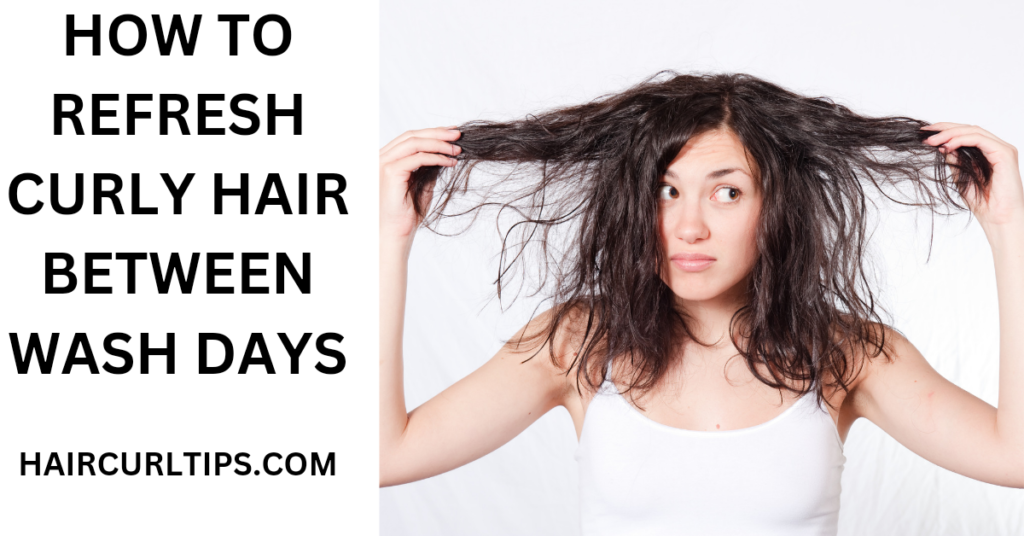 How to Refresh Curly hair between wash days